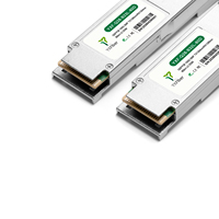 YXFiber YXF-Q28-B23/32L-80D 100Gbps BIDI QSFP28 80km ZR4 Modul Transceiver Optik 1280nm/1304nm EML+SOA Sumber PIN 3-Tahun Garansi