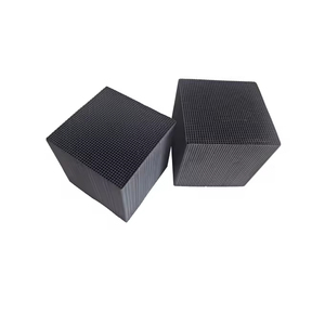 Chất lượng cao 100x100x100mm than dựa trên tổ ong than hoạt tính cho xử lý nước hồ cá - Product Image 1