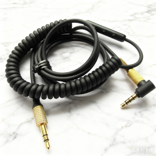 New Replacement Audio Cable for Maj II Headphone Extension Cable Cord Microphone Volume Control