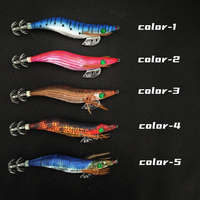 Raylor Oem 2.5 #   3 #   3.5 #   Longue pêcheurie longue portée en eau salée avec leurres de pêche en plastique phosphorescents en forme de pieuvre, type Egi, pour la pêche au calamar