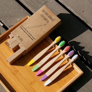 BPA Miễn Phí Biểu Tượng Tùy Chỉnh Trẻ Em Tre Bàn Chải Răng Mềm Lông Số Lượng Lớn Đầy Màu Sắc Bằng Gỗ Xử Lý Trẻ Em Của Bàn Chải Đánh Răng Cho Nhà Du Lịch - Product Image 6
