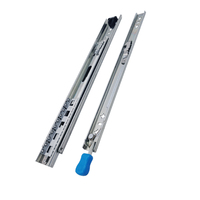 Largeur 53 mm glissières de tiroir robustes épaisseur 2.0 glissières avec serrure blanc zinc option de longueur différente 36 POUCES ET 48 POUCES