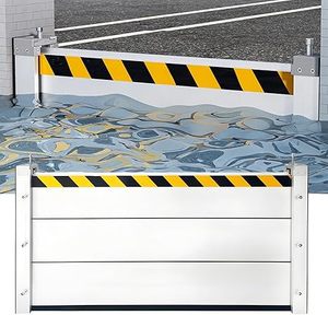 Penghalang Banjir Reflektif Tahan Korosi dari Paduan Aluminium Berkekuatan Tinggi dengan Ukuran yang Dapat Disesuaikan untuk Pengendalian Banjir di Perumahan - Product Image 6