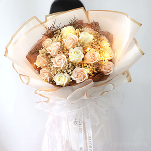 ดอกกุหลาบนิรันดร์ กล่องอะคริลิคใส่ดอกไม้ ของขวัญวันแม่ ของขวัญวันวาเลนไทน์ ดอกกุหลาบคงสภาพ - Product Image 6