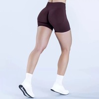 Shorts de sport pour femme, à compression athlétique, taille mi-haute, pour fitness et yoga, en nylon à séchage rapide, personnalisables