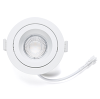 Lampu LED Modern Indoor Bersertifikasi Keamanan ETL Terbaru untuk Ruang Tamu, Hotel, Garansi 5 Tahun, Aluminium, Dapat Diredupkan, Lampu Sorot Plafon