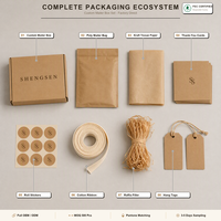 Boîte en carton kraft haut de gamme personnalisée pour l'emballage de vêtements et de cosmétiques avec impression couleur, boîtes d'emballage avec logo