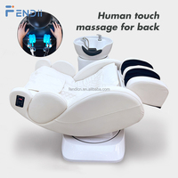 Chaise de lavage de salon de coiffure, chaise de shampooing inclinable avec massage