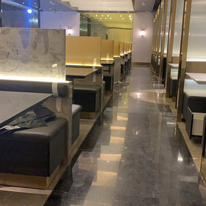 Wansui Nhà Đơn Giản Bằng Đá Cẩm Thạch Thiết Kế Gỗ Kim Loại Lẩu Bảng Cho Nhà Thanh Nhà Bếp Nhà Hàng Trường Hợp Hiển Thị Cho Cừu Bọ Cạp Hot - Product Image 1