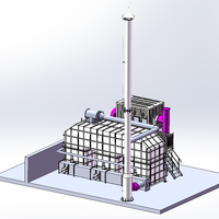Système d'incinérateur de traitement des gaz résiduels avec oxydateur thermique régénératif (RTO) et moteur haute efficacité pour les COV