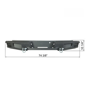 Venta al por mayor 4x4 camión partes parachoques kit de acero negro parachoques trasero para ford ranger ford 09-14 <span class=keywords><strong>tjm</strong></span> - Product Image 1