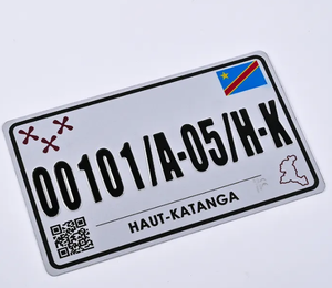 Placa de Matrícula de Aluminio Grabada Personalizada al por Mayor, 1 mm de Grosor, Acabado Texturizado, Impresión UV, Marca XY, Modelo CP-01, Muestra Gratuita - Product Image 6