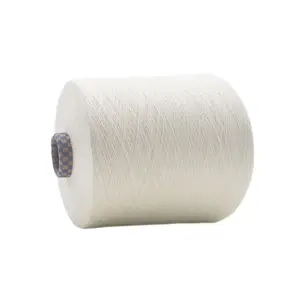 Raw White Open End(OE) Yarn NE 10/1 21s 30/1 Recycled Polyester Cotton Blended Weaving Yarn