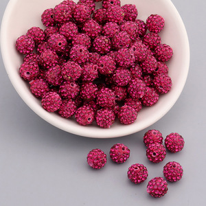 Hạt Đất Sét Polymer 8mm đính kim cương giả thêu hạt pha lê Rhinestone vải nặng - Product Image 3