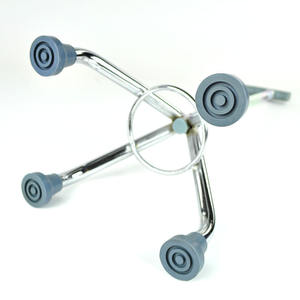 Bastón de aluminio de tres patas con altura ajustable para personas mayores con manos y pies débiles. - Product Image 3