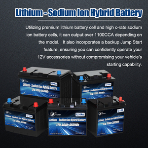 12V 70Ah CCA1100カスタム12.8 V 12.8ボルト50Ah 70Ah 100Ah自動車スターターリチウムLifepo4ナトリウムイオンハイブリッド始動バッテリーパック - Product Image 6