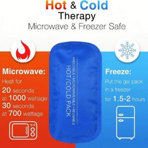 Compresa de Gel Frío/Calor Reutilizable de 2 Piezas para Tratamiento, Almohadillas de Gel para Calentar y Enfriar para Aliviar Lesiones Deportivas - Product Image 3