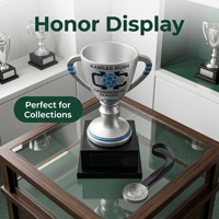 Trofeo de Resina Personalizado con Doble Asa Plateada y Logotipo para Competiciones Deportivas o Regalos Corporativos