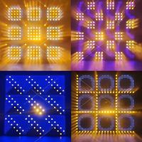 Matrice LED RGB 7x7 avec effets de poursuite et de stroboscope, panneau matriciel haute luminosité pour lumières d'événements disco et de boîtes de nuit