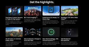 ชุด Insta360 X6 Standard/Essentials พร้อมเซ็นเซอร์ Sony แบบคู่และระบบชิป AI สามตัว กำหนดนิยามใหม่ให้กับคุณภาพภาพ 360 องศา - Product Image 5