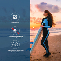 Combinaison de plongée imperméable en néoprène personnalisée de 3 mm et 5 mm pour femmes, combinaison de plongée à manches longues, combinaison de plongée anti-méduse pour le surf