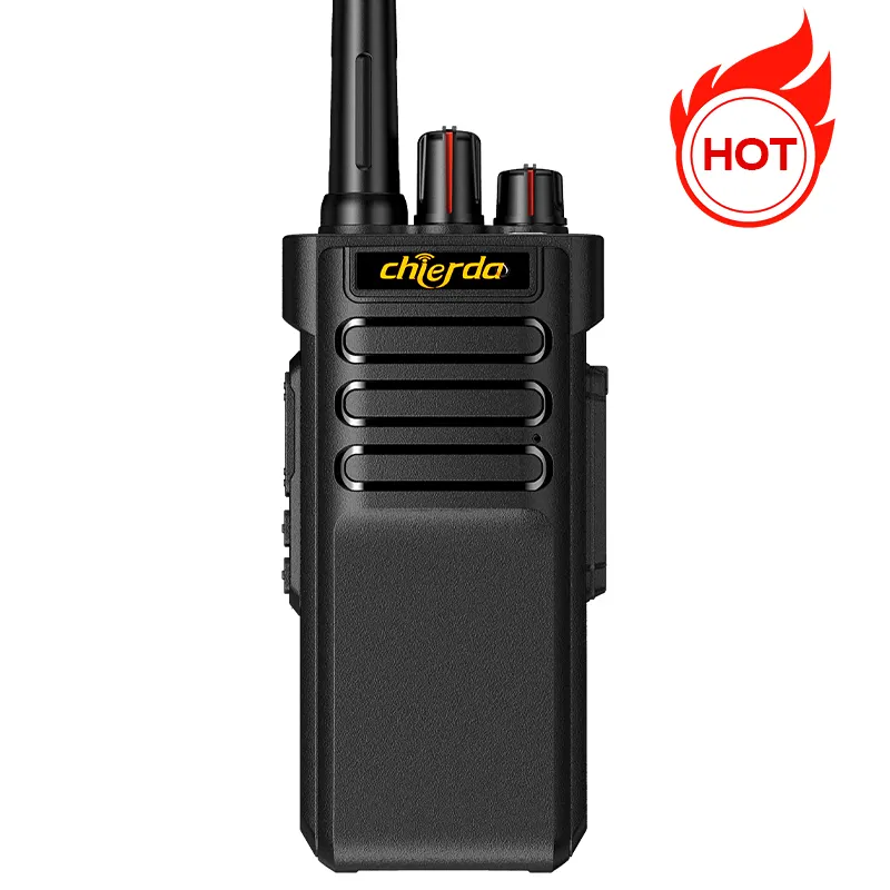 Wholesale Chierda A8 walkie talkie,programming software long range 15km range Vhf Uhf IP67 Waterproof Radio With Encryption