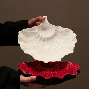 Assiette de <span class=keywords><strong>service</strong></span> de luxe Lelyi en porcelaine écologique, forme originale, directement de l'usine, pour restaurant/cuisine privée - Idéale pour les raviolis et les pâtes - Product Image 2