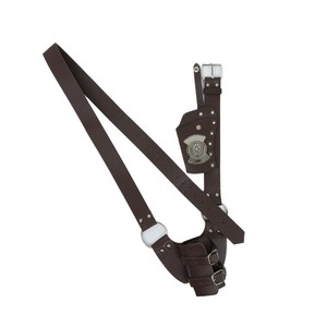 Funda de espada vintage renacentista de PU con correa para el hombro, soporte de cuchillo medieval pirata cruzado, accesorio de disfraz de Halloween - Product Image 1