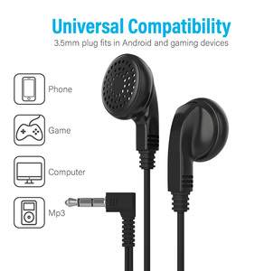 Airphone – Écouteurs filaires très économiques jetables pour avion, bus, guide touristique – Auriculares - Product Image 4