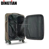 Valise en tissu de haute qualité, directement de l'usine, 20/24/28 pouces, vente en gros, durable, en nylon 1680D, pour les longs voyages