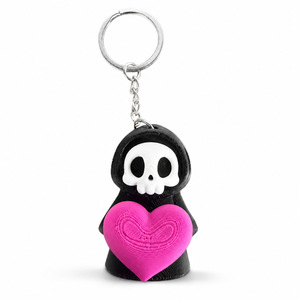 Producto Nuevo Impreso en 3D, Superventas: Llavero con Forma de Corazón de la Muerte Sinfónica en Versión Q, Juguete de Halloween - Product Image 5