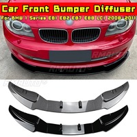 Kit carrosserie pour BMW Série 1 E81 E82 E87 E88 LCI 2008-2011 : Lame de pare-chocs avant, diffuseur et accessoires automobiles