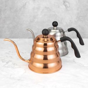 Hervidor de agua de 1200ml con pico largo tipo cuello de cisne y mango de baquelita para preparación manual de café por goteo y pour over, estilo Barista Cloud Pot - Product Image 2