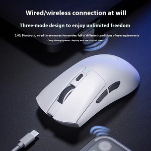 AULA SC380 Ergonomic Custom 12000dpi <b>USB</b> Wireless <b>Mouse</b> RGB Lighting Three Modes Portable Design Magnetic Base - Product Image 3