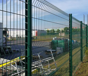 Yüksek kaliteli galvanizli Metal PVC kaplı 3d bükme kavisli bahçe çiftlik kaynaklı tel örgü Panel eskrim - Product Image 2