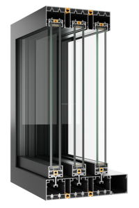 <span class=keywords><strong>Profilé</strong></span> d'extrusion en alliage d'aluminium pour portes coulissantes de placard et de <span class=keywords><strong>douche</strong></span>, anodisé <span class=keywords><strong>noir</strong></span>, couleur personnalisée, série 6000 - Product Image 3