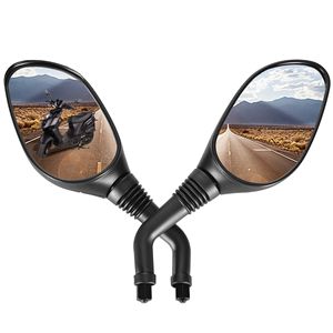 Par de espejos <span class=keywords><strong>retrovisores</strong></span> negros de 8mm para motocicleta <span class=keywords><strong>ciclomotor</strong></span> GY6 50cc 125 150 250 - Product Image 2
