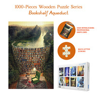 Fabricant OEM de Puzzles Puzzle en Bois 1000 Pièces 750x500mm Certifié EN71 Pour Grossistes, Faible MOQ & Cadeaux Publicitaires