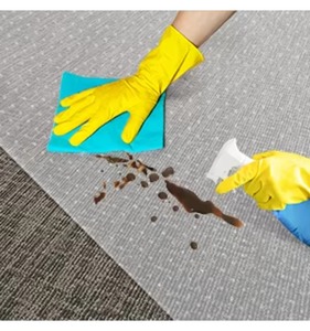 Tapis de chaise transparent antidérapant en PET 30'' x 48'' pour tapis, style moderne, lavable, adapté aux animaux domestiques, à poils ras, pour bureau et maison - Product Image 3