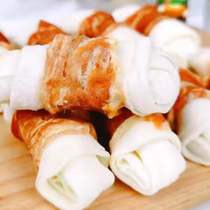 चिकन स्वाद प्राकृतिक उच्च प्रोटीन बिल्ली विटामिन और खनिजों के साथ इलाज करती है, जो सभी आकार की बिल्लियों के लिए विटामिन और खनिज दंत chew - Product Image 3