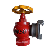 Vanne d'atterrissage de bouche d'incendie en fonte de style russe en laiton durable Ca-Fire de qualité supérieure