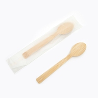 Vaisselle jetable en bambou Écologique Biodégradable Fourchette en bambou bon marché de haute qualité Couteau Cuillère