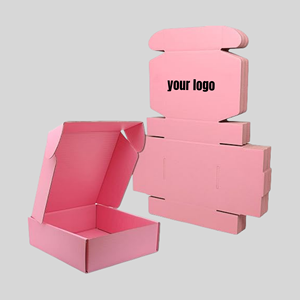 Boîte d'expédition en carton pour perruque imprimée avec logo personnalisé boîtes d'emballage en papier sacs pour femmes chapeaux écharpes boîtes d'expédition en carton ondulé - Product Image 2