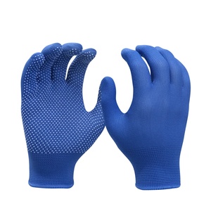 Nuovo caldo di produzione all'ingrosso di lavoro sicuro di lavoro in PVC protettivo punteggiato guanti di Nylon per il lavoro - Product Image 1