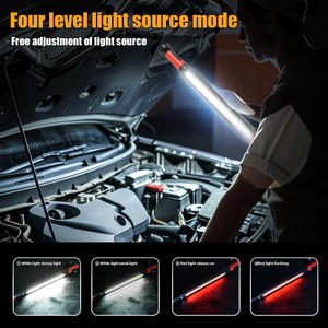 Lampe <span class=keywords><strong>de</strong></span> travail LED rechargeable 4000mAh avec base magnétique 360° °   Lampe d'inspection rotative pour réparation automobile, garage, atelier - Product Image 2