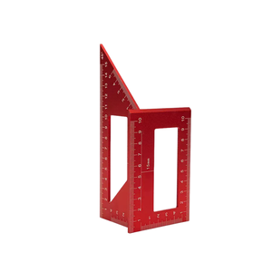 Équerre de charpentier en alliage d'aluminium, équerre combinée multifonctionnelle à 90 degrés, règle de marquage épaissie à 45 degrés - Product Image 4