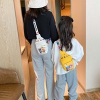 Sac à bandoulière pour enfants nouvelle mode étudiant toile sac de poitrine ins Joker sac à bandoulière à large bande dessinée mini mignon