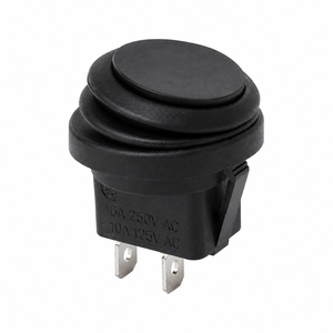 Interrupteur à bascule rond de 20 mm, étanche IP65, mini-interrupteur marche/arrêt, montage sur panneau, interrupteur électrique pour voiture, bateau, camping-car, machines - Product Image 2