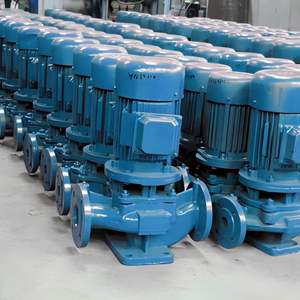 Bomba de Agua Sumergible Vertical Centrífuga para Tuberías Industriales, Bomba de Refuerzo en Línea para Aguas Residuales - Product Image 4