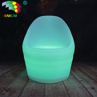 Fauteuils LED modernes 16 couleurs avec télécommande pour usage commercial, idéaux pour bars, hôtels, salles à manger, gymnases et extérieur